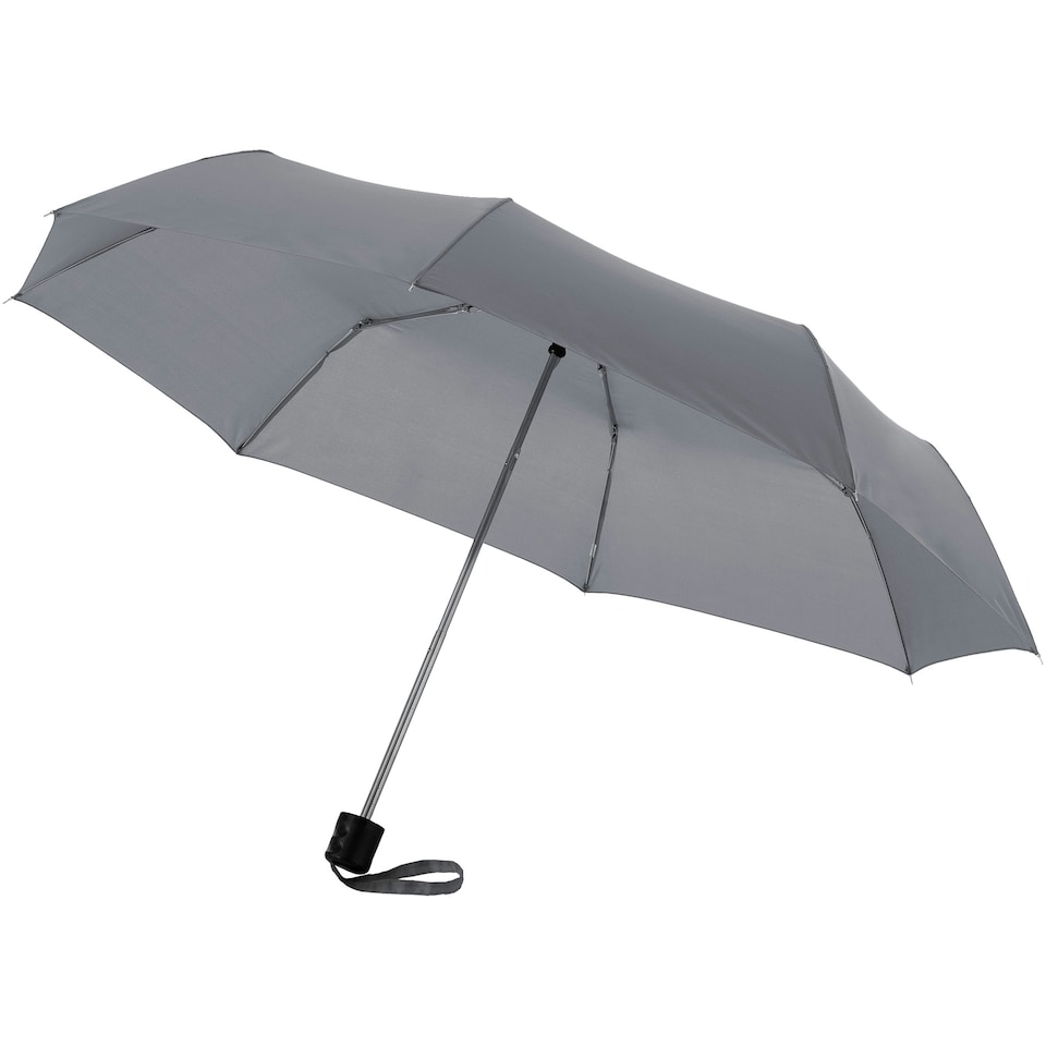 image 1 of Bullet 21.5in Ida 3-Section Umbrella - Grey - 24 x 97 cm