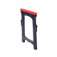 image 6 of Oypla 2x Heavy Duty Folding Plastic Saw Horse Trestle Stands 150kg Black