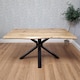 image 2 of Modern Dining Set with 4 Grey Tulip Plastic Chairs with Seats Furniture