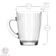 image 3 of LAV Hestia Glass Mugs - 300ml - Pack of 12