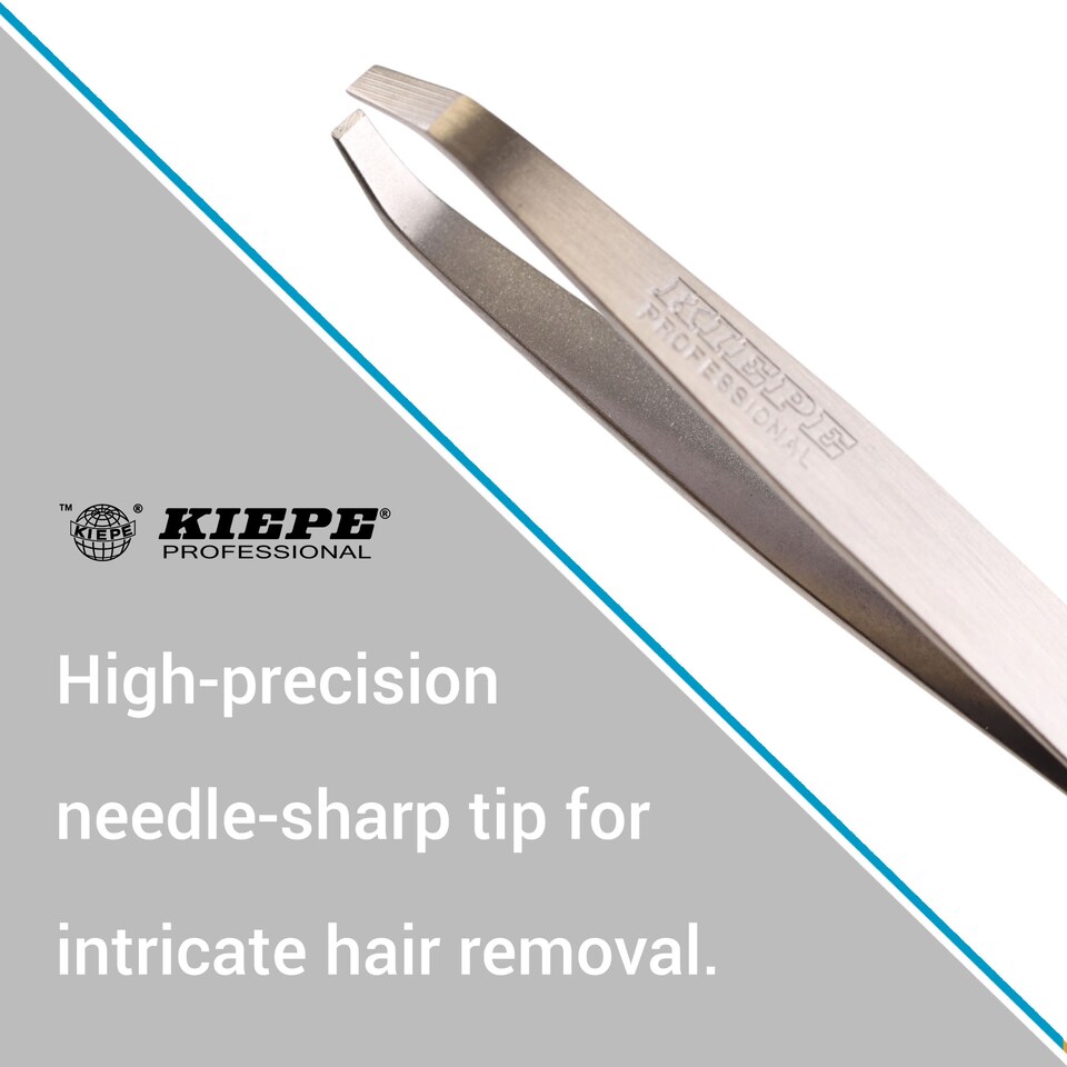 image 1 of Kiepe  - 5105.7 Tweezer Super Stainless Steel Crab Tips 4 Inch (10cm)