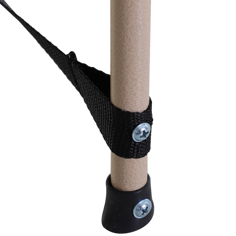 image 1 of Outsunny Single Person Camping Bed Folding Cot Outdoor Patio Portable Military Sleeping Bed Travel Guest Leisure Fishing with Side Pocket and Carry Bag - Grey