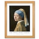 image 1 of Johannes Vermeer Girl With A Pearl Earring Art Wood Framed Wall Art Print