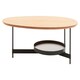 image 1 of Interiors by Premier Coffee Table With Oblong Top Brown