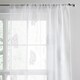 image 2 of Appletree Leaf Embroidery Voile Panel White