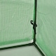 image 8 of Outsunny Tunnel Greenhouse Steel Frame for Garden w/ Zipper Doors