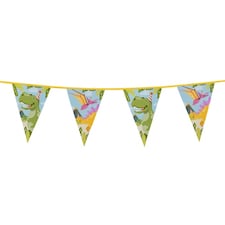 Dinosaur Party Plastic Pennant Bunting 6m