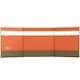 image 1 of Outsunny Camping Windbreaks with Clear Windows and Carry Bag | Orange | Orange | 440 x 140 cm