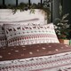 image 2 of Fusion Christmas Fairisle Duvet Cover Set Natural