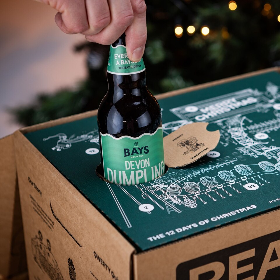 image 1 of QWERTY Beer Box Real Ale Advent Calendar 2025