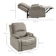 image 7 of HOMCOM Recliner Armchair for Living Room, Recliner Chair with Cup Holder