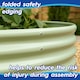 image 3 of Harbour Housewares Raised Garden Bed - Anthracite Round Bottomless Metal Raised Bed Galvanised Steel Planter Box 90 x 45cm