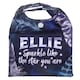 image 1 of History & Heraldry Personalised Sparkle Reusable Foldable Shopper Bag - Ellie | Multi