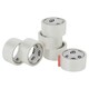 image 1 of Heavy Duty Clear Packaging Tape Rolls Strong Adhesive for Sealing Parcels Boxes | White | 6