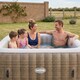 image 3 of Wave Pacific 6 Person Inflatable Hot Tub, EnergySave Bundle, Brown Rattan
