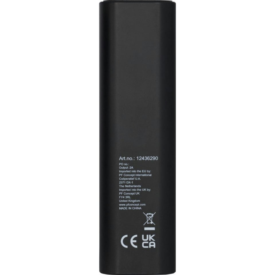 image 1 of Whiz Recycled Plastic Mobile Phone Charger - Solid Black - One Size