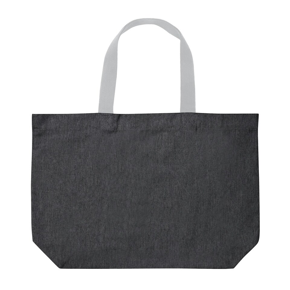image 1 of XD Collection Impact Aware Large Recycled Canvas Undyed Tote Bag - Anthracite - One Size Grey
