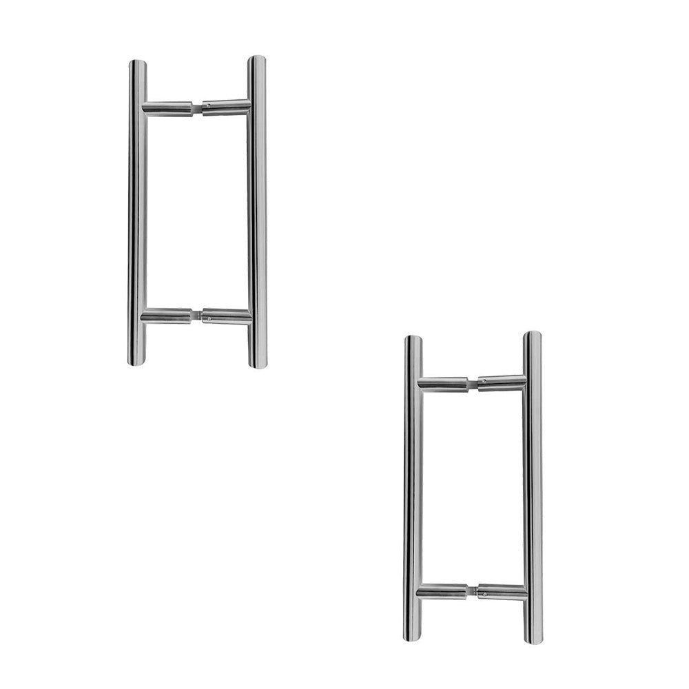 2 PACK Premium Satin Stainless Steel Pull Handle - 32mm B2B Fixing, 600x32x400mm - Door Handle