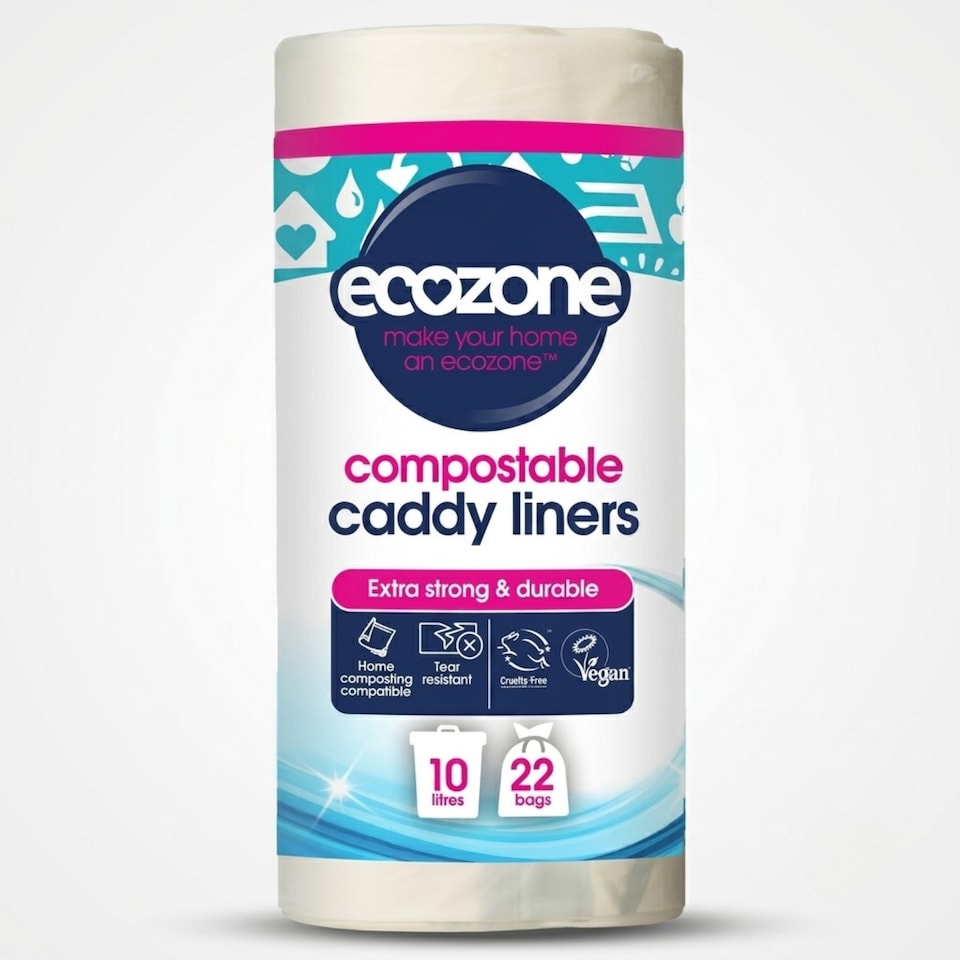 image 1 of Small Bin Bags 10 Litre (Compostable, 22 bags per roll)
