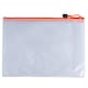 image 1 of Pack of 12 A4 Orange PVC Mesh Zip Bags