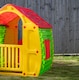 image 6 of 1.09m Yellow & Red Kids Indoor Outdoor Plastic Wendy House Magical Playhouse