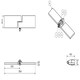 image 5 of Left & Right Self Aligning Ball Steel Butt Hinge Weld-On Heavy Duty 50x250mm Grey