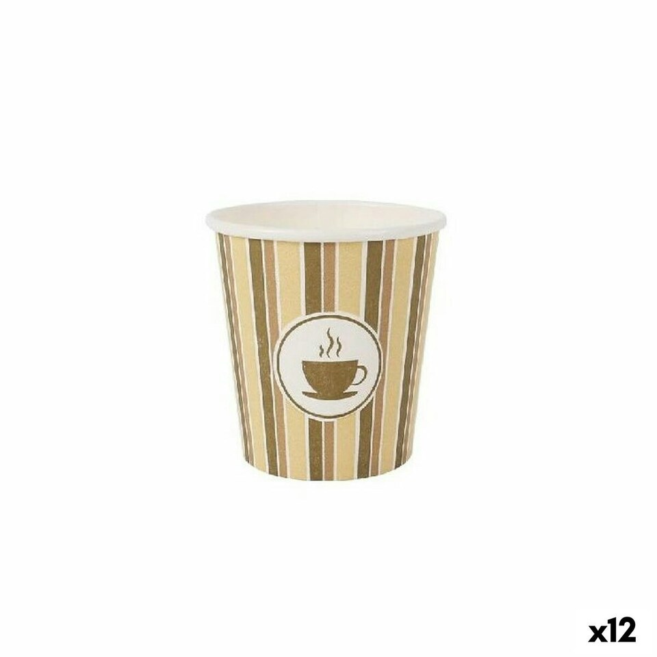 image 1 of Set of glasses Algon Cardboard Coffee 50 Pieces 120 ml (12 Units) N/A