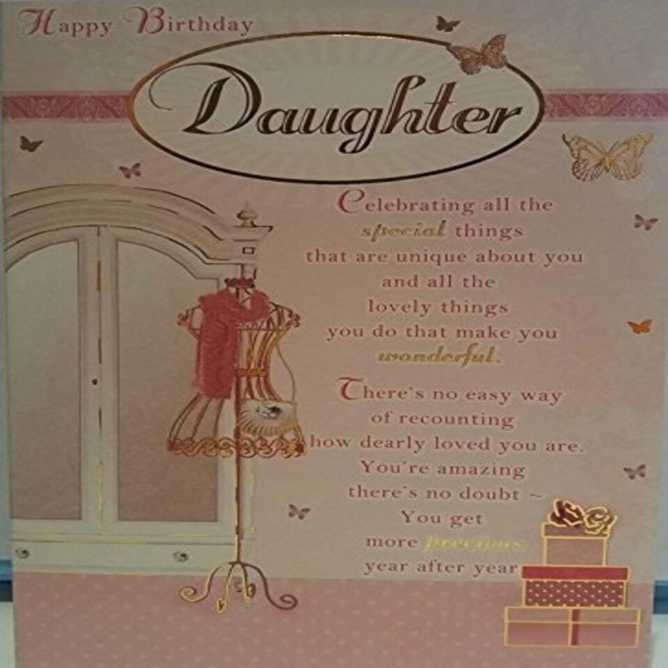 image 1 of Happy Birthday Daughter Greeting Card
