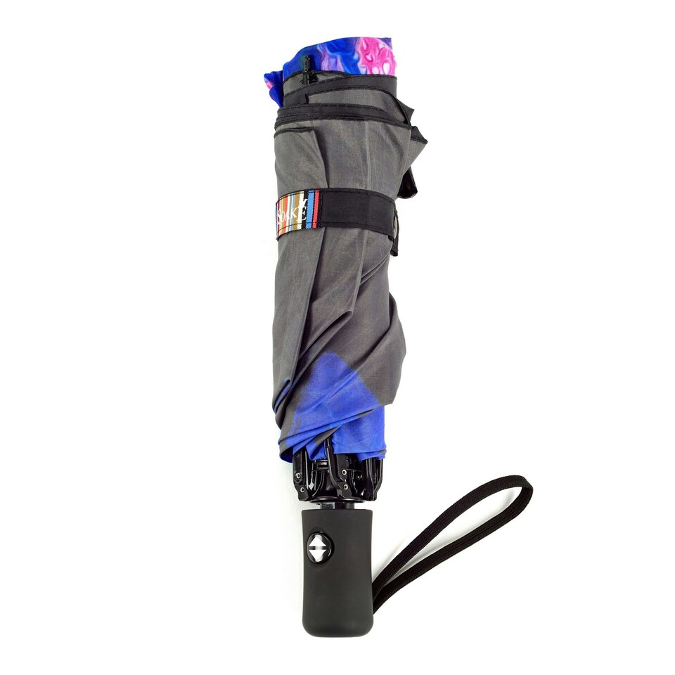 image 1 of Everyday Folding Umbrella Automatic Opening Reverse Daisy Multi