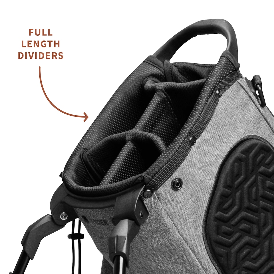 image 1 of Ryder Golf Bag - Heather Grey
