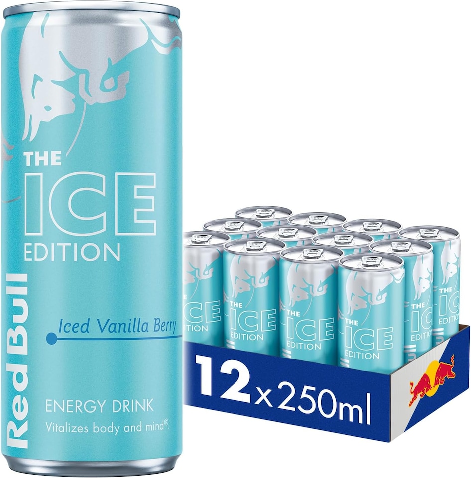 image 1 of Red Bull Winter Iced Vanilla Berry Edition, 12 x250 ml