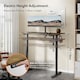 image 4 of Vonhaus Dark Wood Walnut Effect Electric Standing Desk 120x60cm
