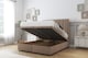 image 2 of Sloomy Kingsley Mink Plush Ottoman Bed With Mattress With 26" Strutted Headboard 4' Small Double