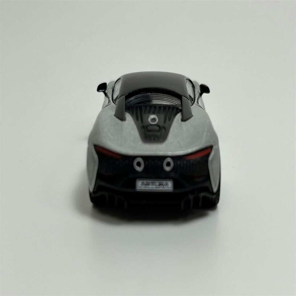 image 1 of McLaren Artura Ice Silver RHD 1:64 Scale Mini GT MGT00582R