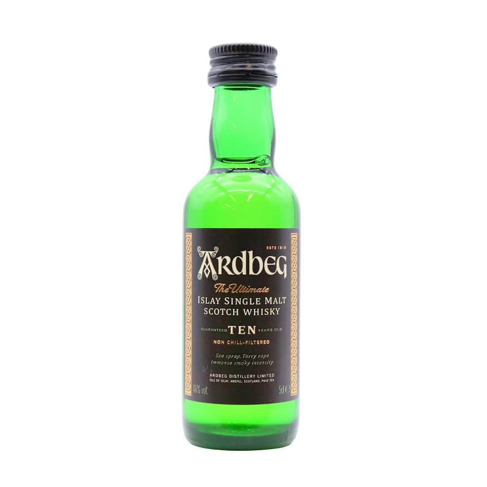Ardbeg - Islay Single Malt 10 year old Whisky Miniature