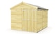 image 1 of 8 x 9 Feet Apex Security Shed - Double Door - Wood - L272 x W231 x H217 cm | Brown