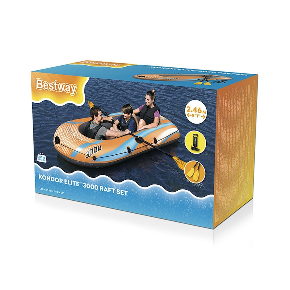 image 1 of Inflatable Boat Bestway Kondor Elite 3000 246 x 122 x 45 cm