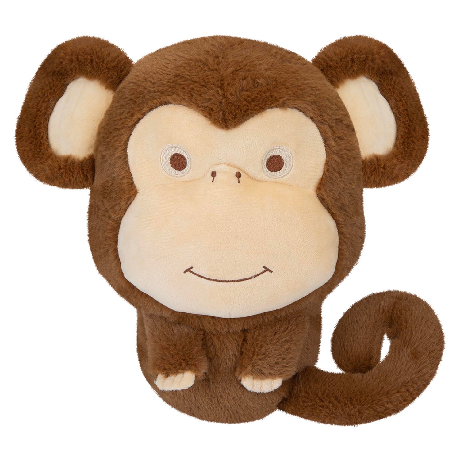VFM e-Store Wall Decoration Plush Monkey Plush Gift Idea 51cm x 60cm Brown X 1 | Size: 51 cm x 60 cm
