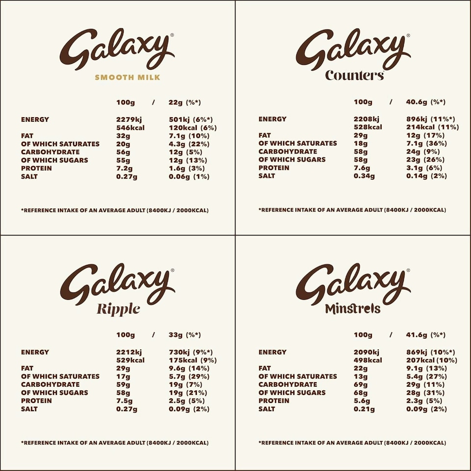 image 1 of Galaxy Variety Chocolate Hamper Gift Box