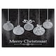 image 1 of Vintage Christmas Balls Dining Glass Chopping Board | Multi