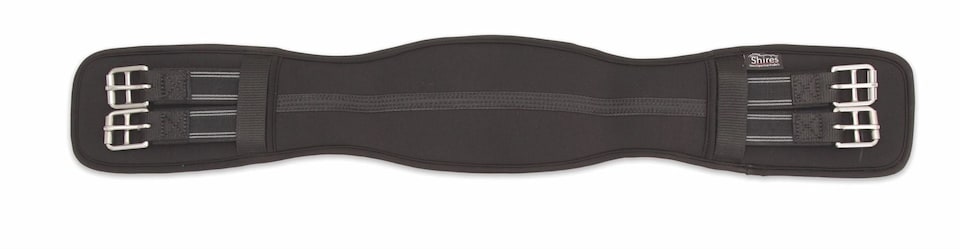 image 1 of Shires Neoprene Dressage Girth Black | Size: 28 Inch
Colour: Black