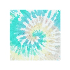 Tie Dye Pattern Shibori Print Splash Back | White