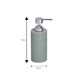 image 4 of Maison Soft Green Shimmer Bathroom Accessory Set - Soap Dispenser & Toothbrush Holder | Green | Green | 1