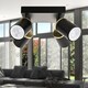 image 4 of Larbert - Black 4 Way Adjustable Spotlight Fitting