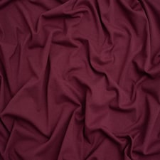 Minerva Core Range Wine Cotton Lycra Jersey Stretch Knit Fabric for Dressmaking, 150cm / 59" Wide - per metre