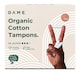 image 1 of DAME Organic Cotton Tampons Super 56 Pack