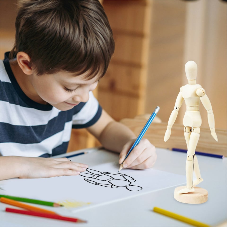 image 1 of 12" Wooden Manikin