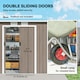 image 9 of Outsunny 9 x 4FT Metal Garden Storage Shed w/ 2 Door, Light Grey Wood Grain Grey