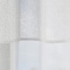 image 3 of Andorra White Textured Header Sheer Voile Panels - Pair 140 x 229cm (55x90")