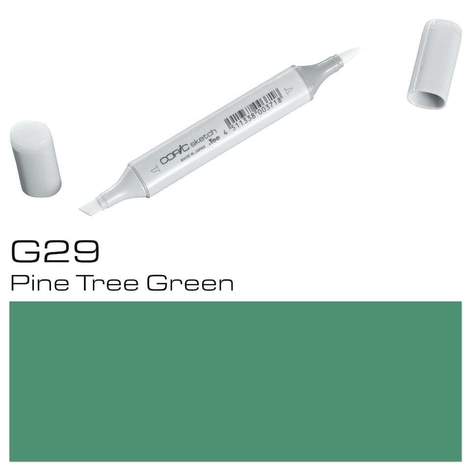 image 1 of Copic Sketch Marker, Pine Tree Green, Single Pen